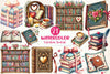 Valentine Bookish Clipart Bundle