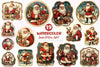 Christmas Santa Potion Label Clipart Bundle