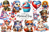 Memorial Day Clipart Bundle