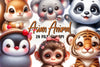 Baby Asian Animal Clipart Bundle