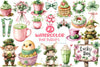 Pink St Patricks Day Clipart Bundle