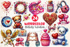 Glittery Valentine Clipart Bundle 3