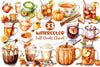 Fall Drinks Clipart Bundle 3