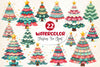 Christmas Tree Clipart Bundle 14