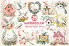Spring White Doves Clipart Bundle 2