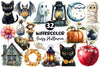 Daisy Flower & Halloween Clipart Bundle 2