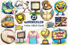 Vintage Softball Clipart Bundle 2
