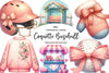 Coquette Baseball Clipart Bundle