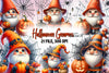 Halloween Gnomes Set Clipart Bundle