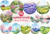 Spring Landscapes Round Clipart Bundle