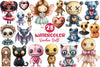 Coquette Halloween Voodoo Doll Clipart Bundle