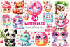Kawaii Valentines Day Clipart Bundle 7