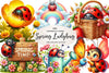 Spring Ladybug Clipart Bundle 1