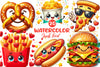 Cute Junk Food Clipart Bundle