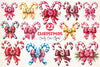 Candy Cane Christmas Clipart Bundle