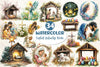 Easter Nativity Scene Clipart Bundle 2