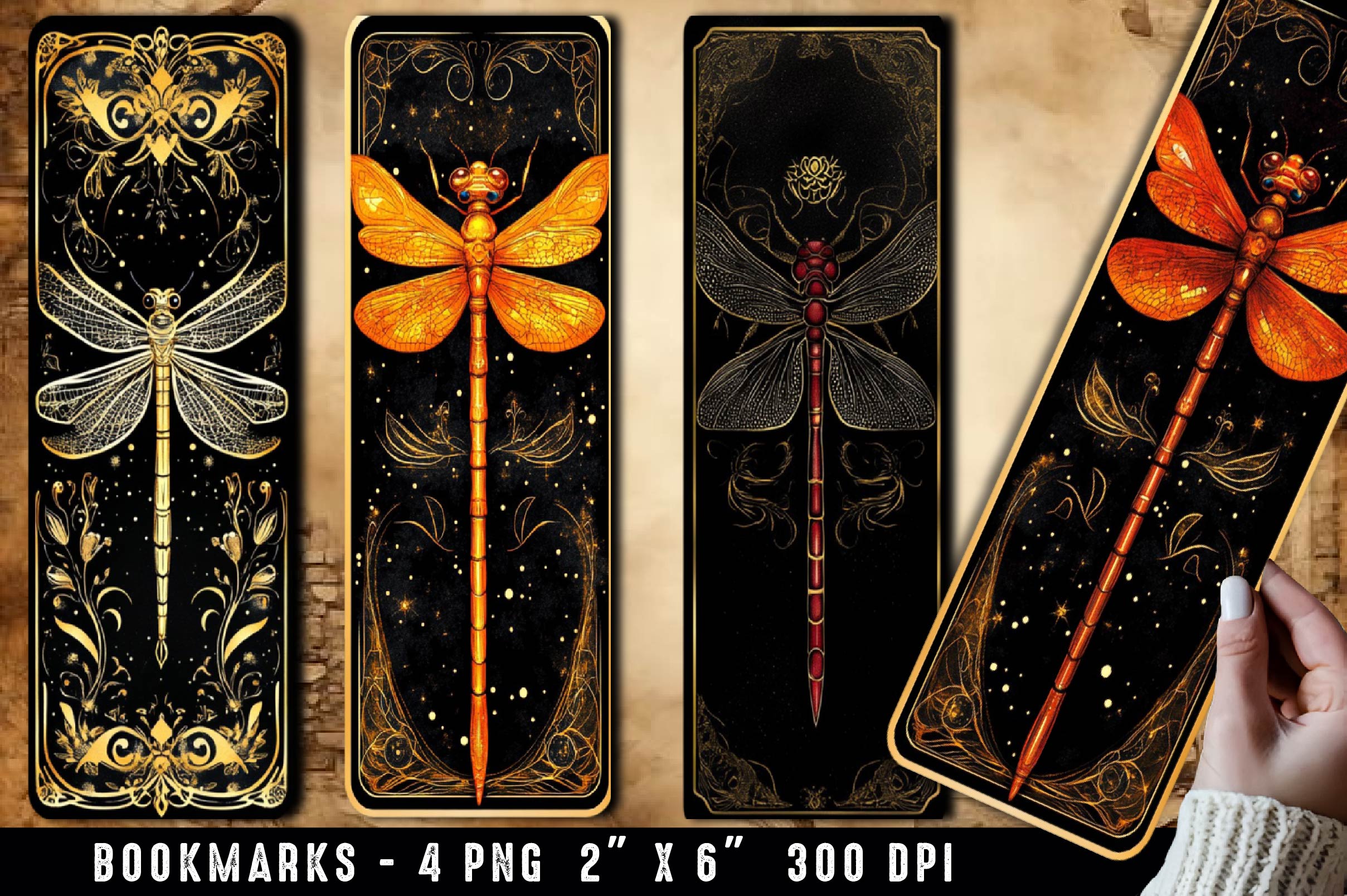 Dragonfly Bookmark Magic Dragonflies 3