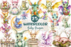 Baby Dragon With Bunny Ears Clipart Bundle