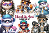 Father With Baby Animals Clipart Bundle