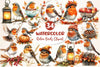Robin Birds Clipart Bundle