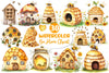 Bee Home Clipart Bundle 2