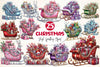 Sleigh Sparkling Xmas Clipart Bundle