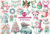 Mint Christmas Clipart Bundle