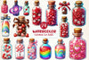 Love Bottle Valentines Day Clipart Bundle1