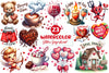 Funny Sexy Valentine Clipart Bundle