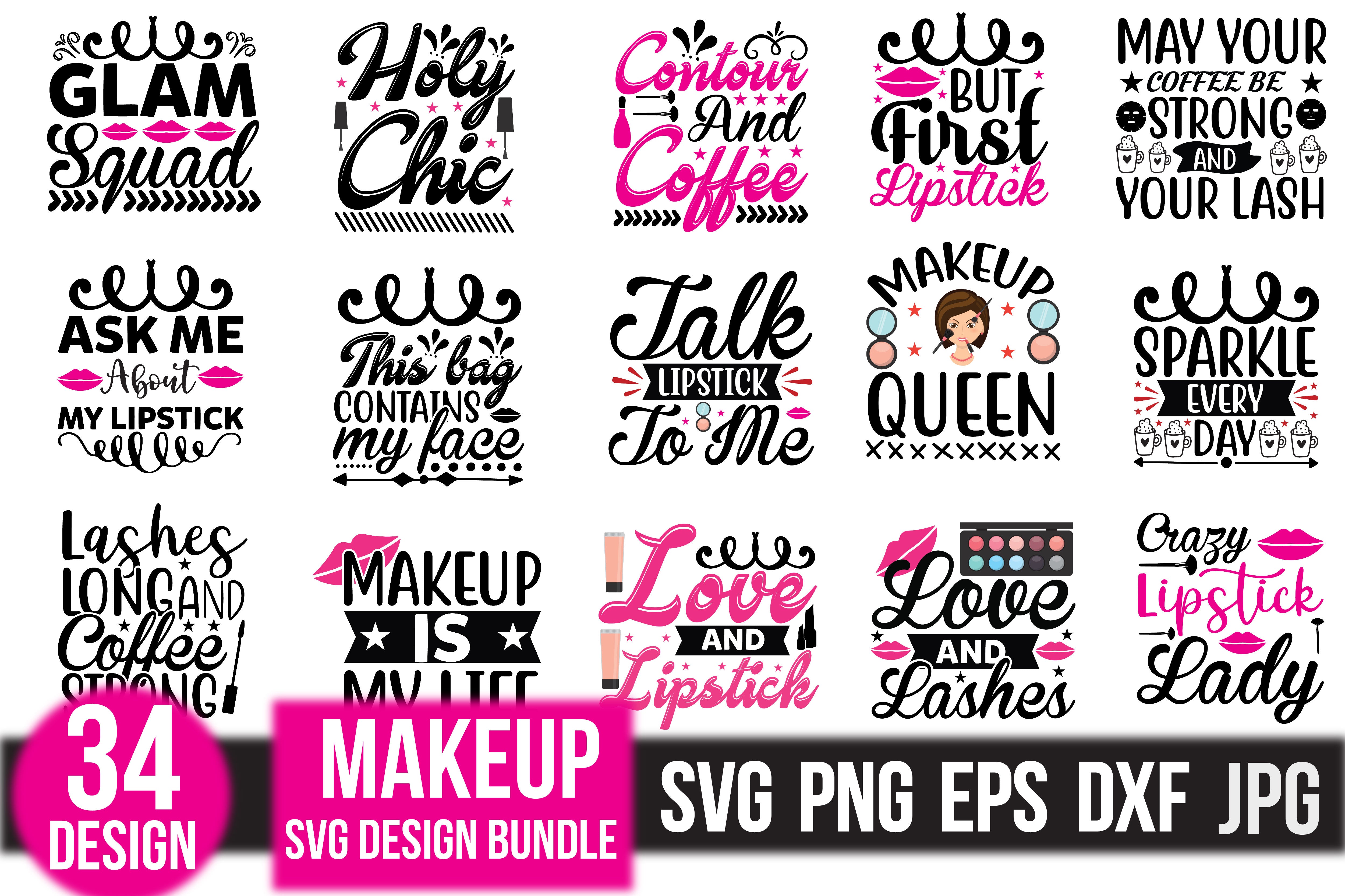 Makeup SVG Bundle 8