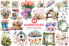 Spring Laundry Clipart Bundle