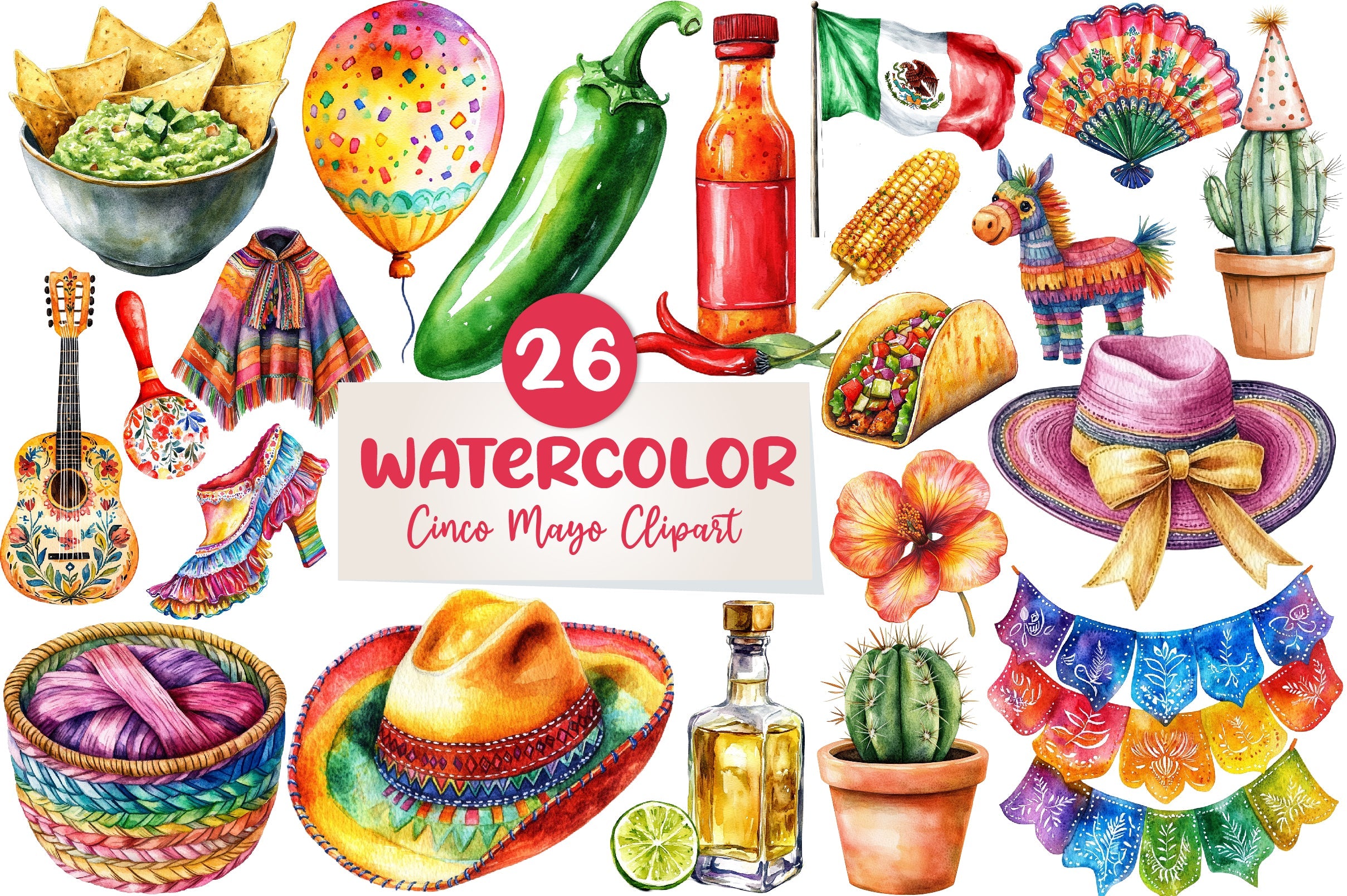 Cinco De Mayo Clipart Bundle 1