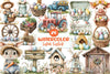 Cute Farm Easter Clipart Bundle