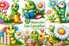 Cute Caterpillar Clipart Bundle