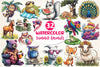 Summer Animals Clipart Bundle 4