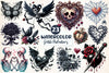 Gothic Valentine's Day Clipart Bundle 2