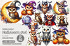 Halloween Owl Clipart Bundle 6
