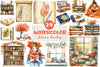 Autumn Reading Clipart Bundle