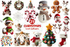 Crochet Christmas Clipart Bundle