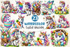 Easter Unicorn Clipart Bundle 3