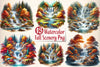Fall Scenery Clipart Bundle