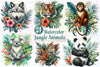 Jungle Animals Clipart Bundle