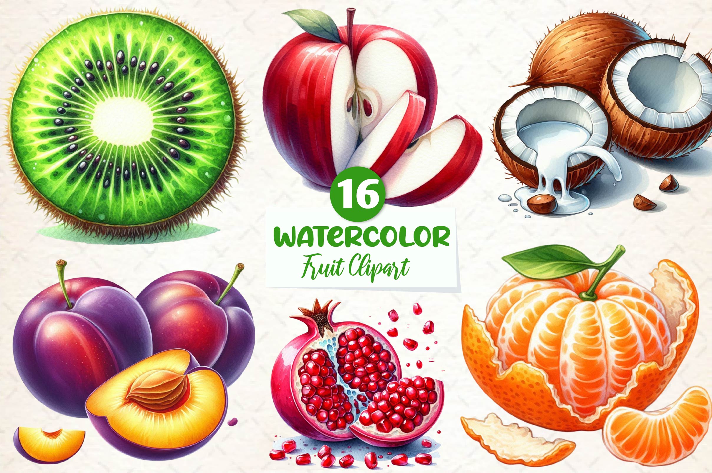 Fruit Clipart Bundle