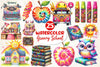 Groovy School Clipart Bundle 2
