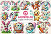 Cute Easter Voodoo Doll Clipart Bundle 2