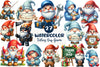 Fathers Day Gnome Clipart Bundle