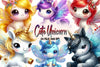 Cute Unicorn Clipart Bundle