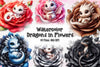 Baby Dragons In Flowers Clipart Bundle