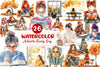 Autumn Journaling Girl Clipart Bundle
