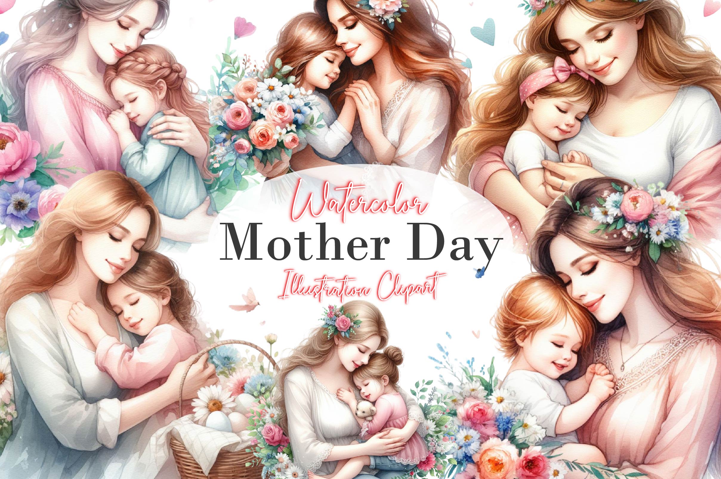 Mother's Day Clipart Bundle 2